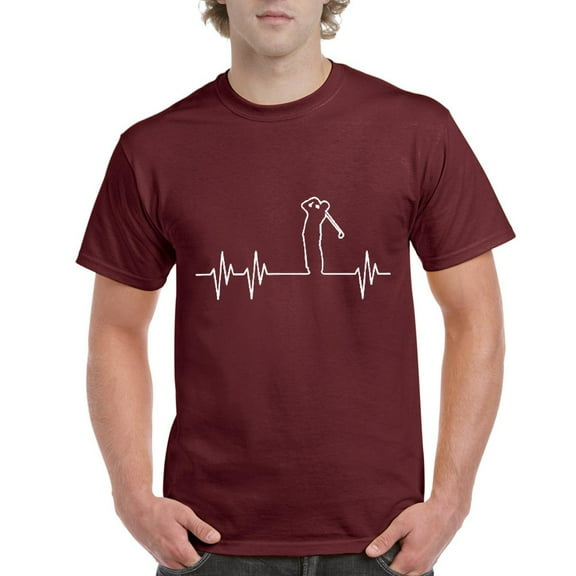 Artix - Men's T-Shirt Short Sleeve - Golfer's Heartbeat