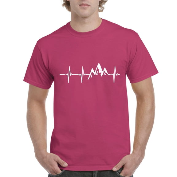 Artix - Men's T-Shirt Short Sleeve - Heartbeat Mountains