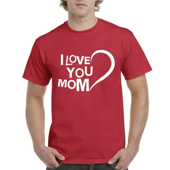 Artix - Men's T-Shirt Short Sleeve - I Love You Mom
