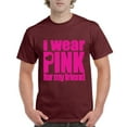 thumbnail image 1 of Artix - Men's T-Shirt Short Sleeve - I Wear Pink For My Friend, 1 of 3