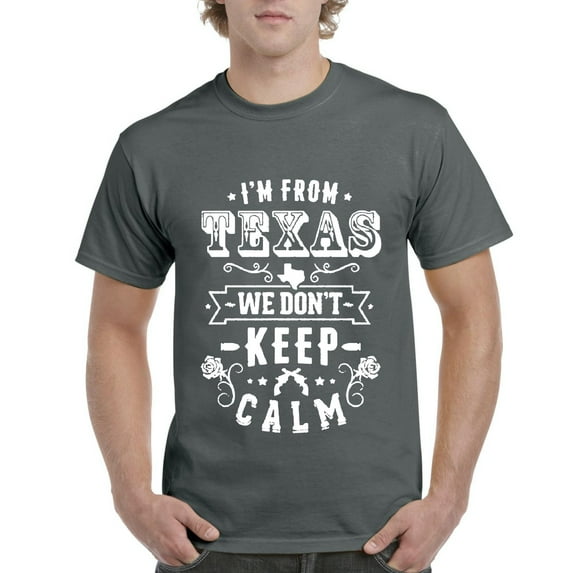 Artix - Men's T-Shirt Short Sleeve - I am From Texas TX Texas