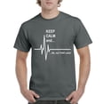 thumbnail image 1 of Artix - Men's T-Shirt Short Sleeve - Keep Calm Ok Not That Calm, 1 of 3