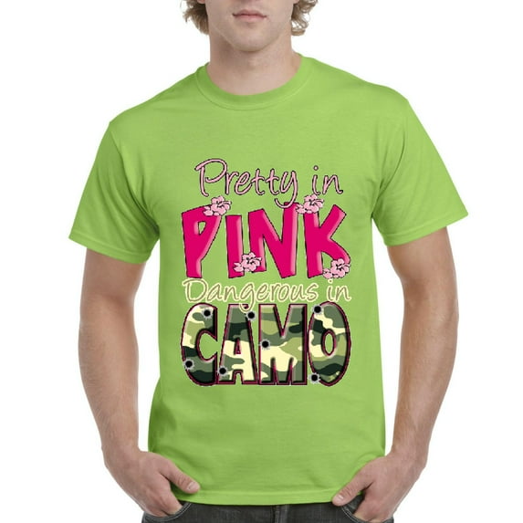 Artix - Men's T-Shirt Short Sleeve - Pretty in Pink Dangerous in Camo
