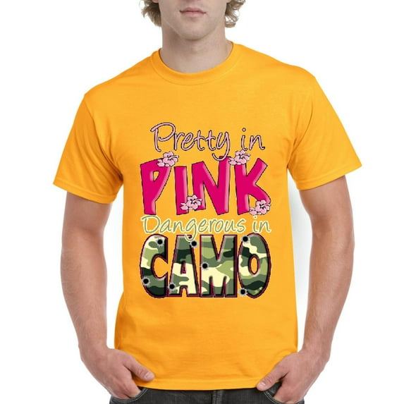 Artix - Men's T-Shirt Short Sleeve - Pretty in Pink Dangerous in Camo