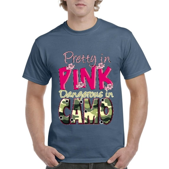 Artix - Men's T-Shirt Short Sleeve - Pretty in Pink Dangerous in Camo