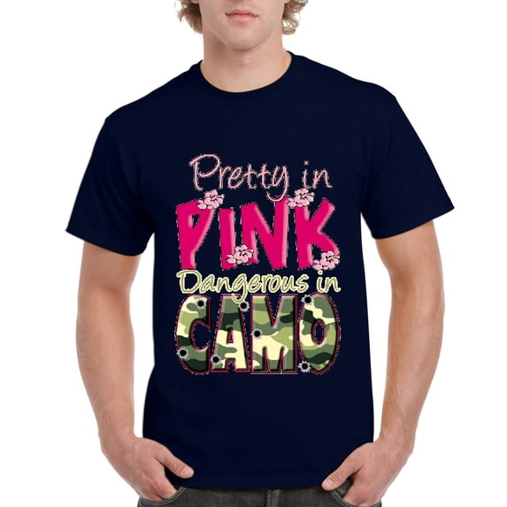 Artix - Men's T-Shirt Short Sleeve - Pretty in Pink Dangerous in Camo