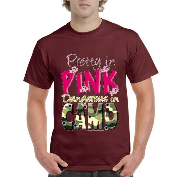 Artix - Men's T-Shirt Short Sleeve - Pretty in Pink Dangerous in Camo