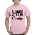 thumbnail image 1 of Artix - Men's T-Shirt Short Sleeve - Running Late is My Cardio, 1 of 3
