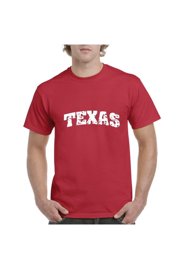 - Men's T-Shirt Short Sleeve - Texas Flag