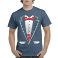 thumbnail image 1 of Artix - Men's T-Shirt Short Sleeve - Tuxedo Prom Costume, 1 of 3
