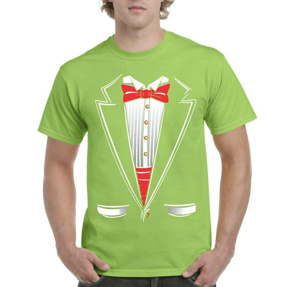 Artix - Men's T-Shirt Short Sleeve - Tuxedo Prom Costume