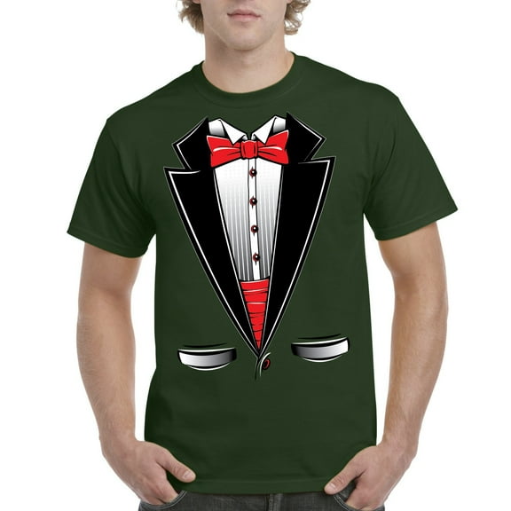 Artix - Men's T-Shirt Short Sleeve - Tuxedo Prom Costume