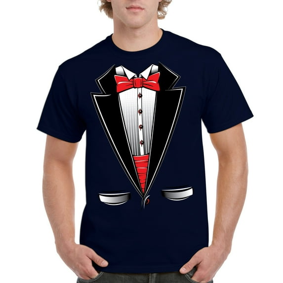 Artix - Men's T-Shirt Short Sleeve - Tuxedo Prom Costume