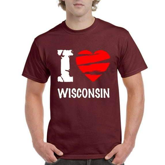 Artix - Men's T-Shirt Short Sleeve - Wisconsin