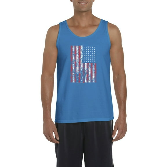 Artix - Men's Tank Top for Men - American Flag 4th of July