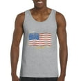 thumbnail image 1 of Artix - Men's Tank Top for Men - American Flag USA in Gold, 1 of 5