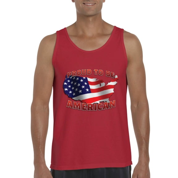 Artix - Men's Tank Top for Men - American Proud To Be US Flag