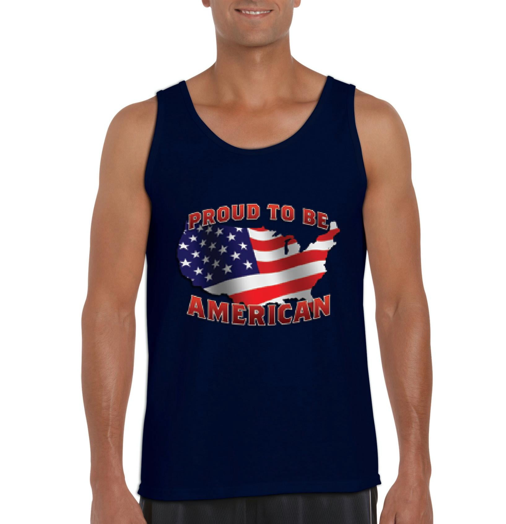 ifsixwasnine FLAG総柄タンクトップ Artix - Men's Tank Top for Men - American Proud To Be US Flag