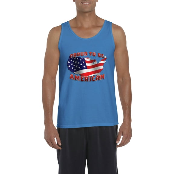Artix - Men's Tank Top for Men - American Proud To Be US Flag
