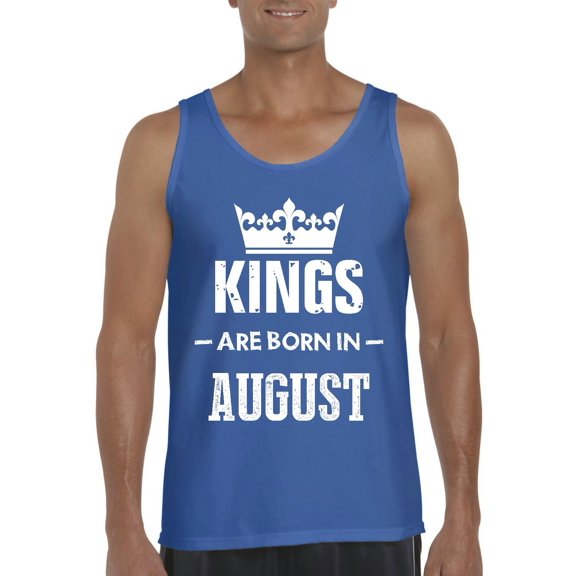 Artix - Men's Tank Top for Men - Birthday Gift Kings Are Born In August