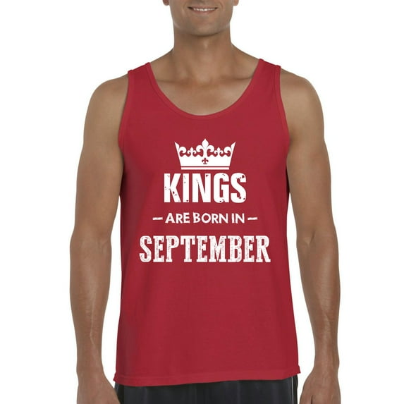 Artix - Men's Tank Top for Men - Birthday Gift Kings Are Born In September