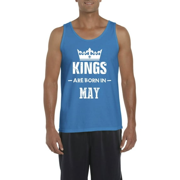 Artix - Men's Tank Top for Men - Birthday Gift Kings are Born in May