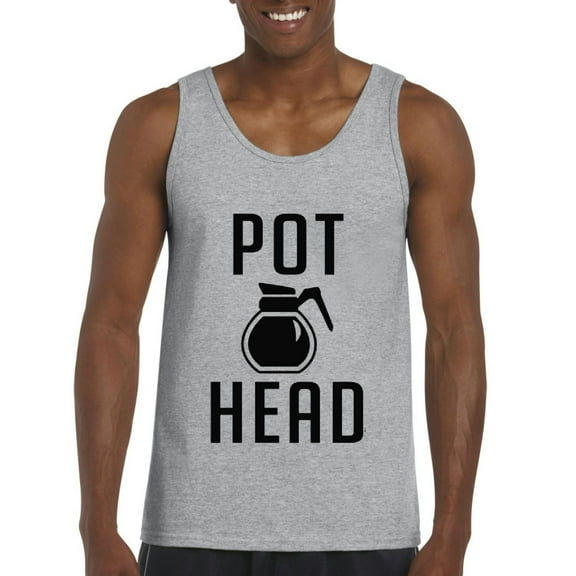 Artix - Men's Tank Top for Men - Coffee Pot Head