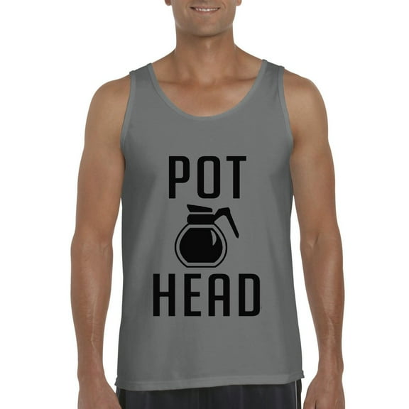 Artix - Men's Tank Top for Men - Coffee Pot Head