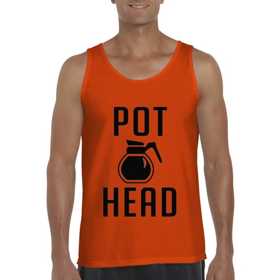 Artix - Men's Tank Top for Men - Coffee Pot Head