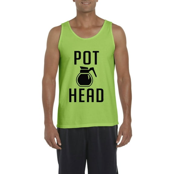 Artix - Men's Tank Top for Men - Coffee Pot Head