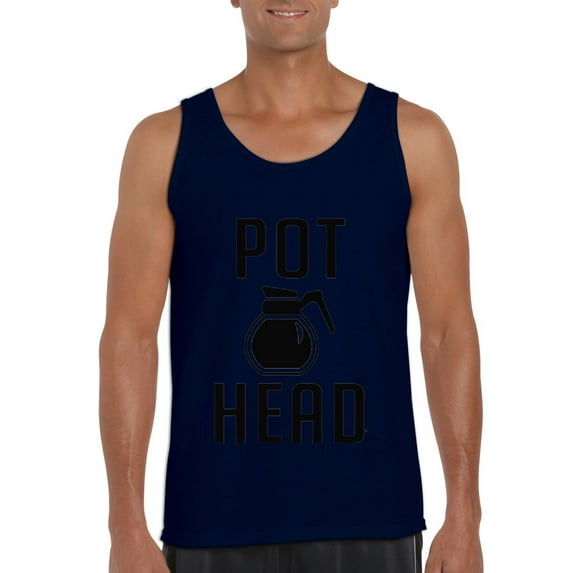Artix - Men's Tank Top for Men - Coffee Pot Head