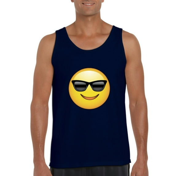 Artix - Men's Tank Top for Men - Emoji with Sunglasses