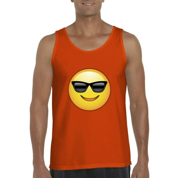 Artix - Men's Tank Top for Men - Emoji with Sunglasses
