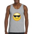 thumbnail image 1 of Artix - Men's Tank Top for Men - Emoji with Sunglasses, 1 of 5