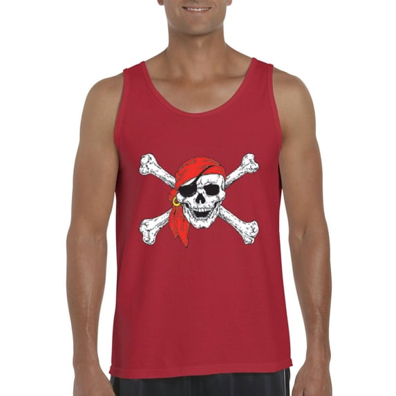 Artix - Men's Tank Top for Men - Jolly Roger Skull & Crossbones