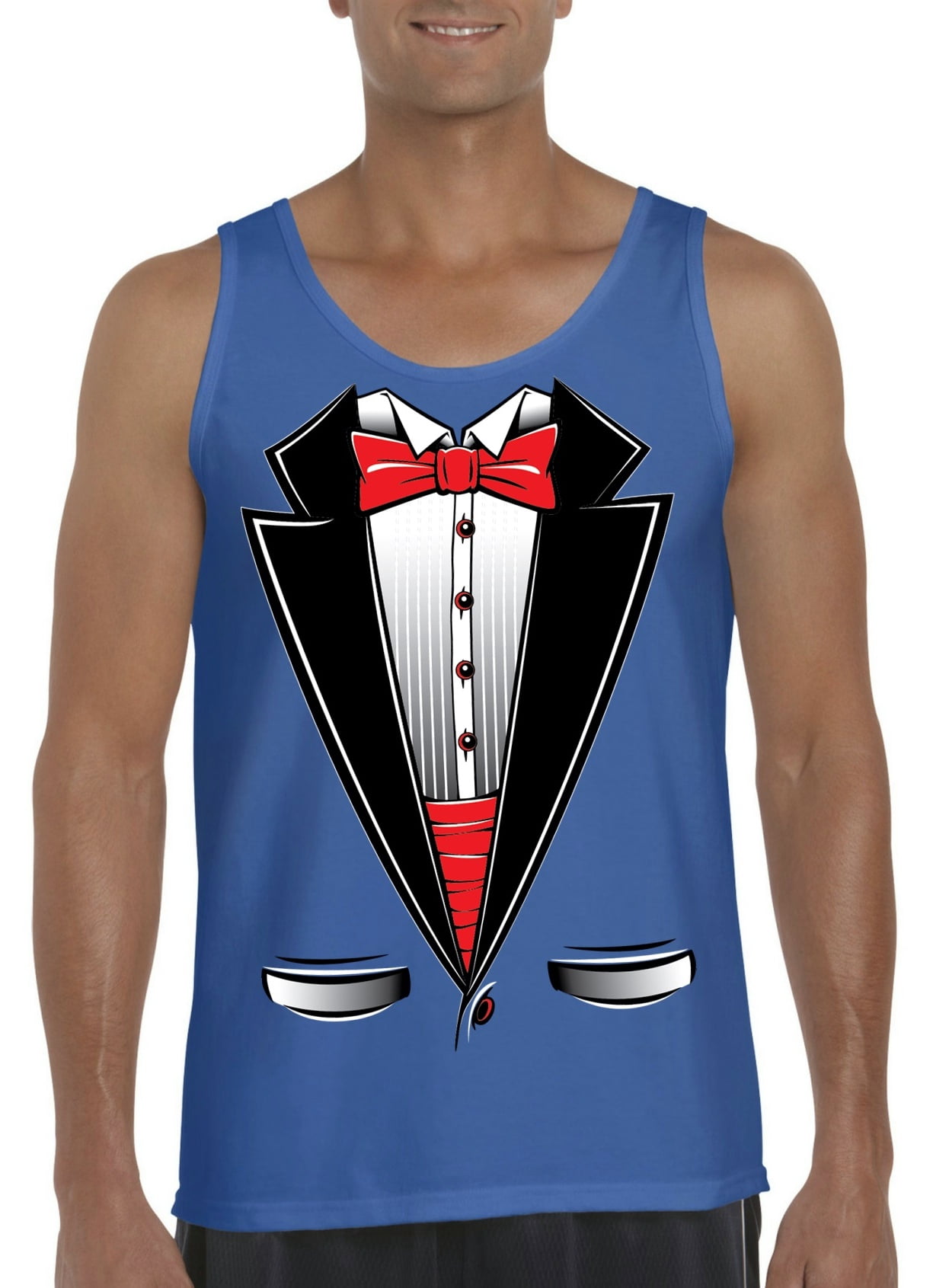 Prom Tank Artix - Men's Tank Top for Men - Tuxedo Prom Costume - Walmart.com
