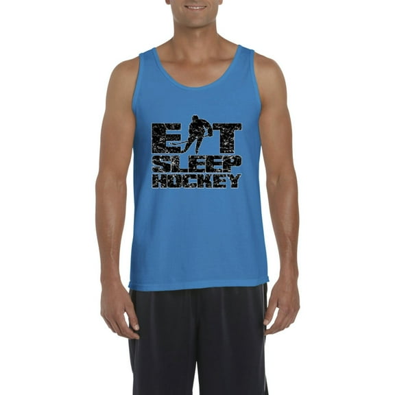 Artix - Men's Tank Top for Men, up to Men Size 3XL - Eat Sleep Hockey