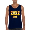 thumbnail image 1 of Artix - Men's Tank Top for Men, up to Men Size 3XL - Emoji Entourage, 1 of 5