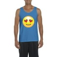 thumbnail image 1 of Artix - Men's Tank Top for Men, up to Men Size 3XL - Emoji Heart-Shaped Eyes, 1 of 5