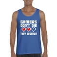 thumbnail image 1 of Artix - Men's Tank Top for Men, up to Men Size 3XL - Gamers Respawn, 1 of 5