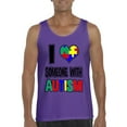 thumbnail image 1 of Artix - Men's Tank Top for Men, up to Men Size 3XL - I Love Someone With Autism, 1 of 5