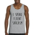 thumbnail image 1 of Artix - Men's Tank Top for Men, up to Men Size 3XL - I Speak Fluent Sarcasm, 1 of 5