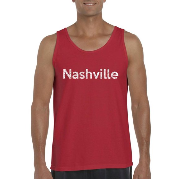 Artix - Men's Tank Top for Men, up to Men Size 3XL - Nashville Tennessee Flag
