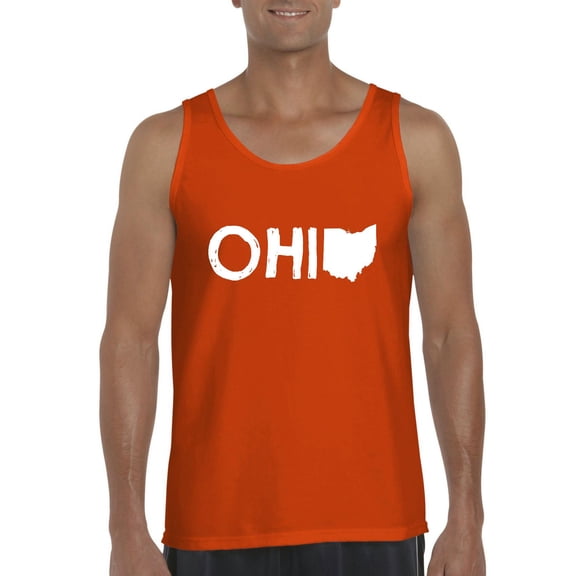 Artix - Men's Tank Top for Men, up to Men Size 3XL - Ohio Map
