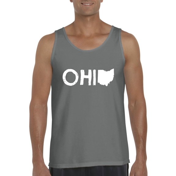Artix - Men's Tank Top for Men, up to Men Size 3XL - Ohio Map
