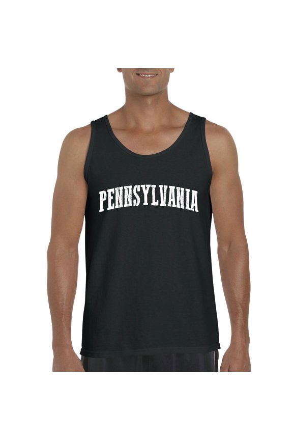 - Men's Tank Top for Men, up to Men Size 3XL - Philadelphia Pennsylvania