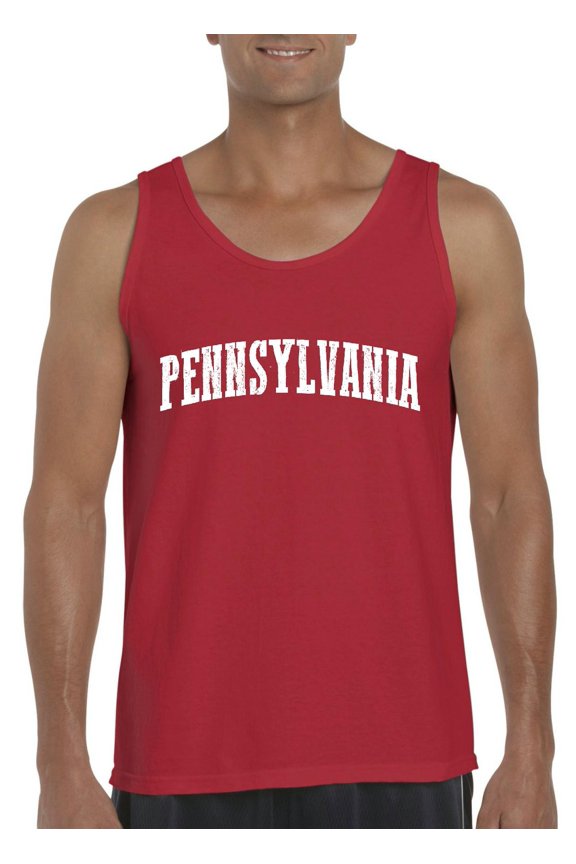 - Men's Tank Top for Men, up to Men Size 3XL - Philadelphia Pennsylvania