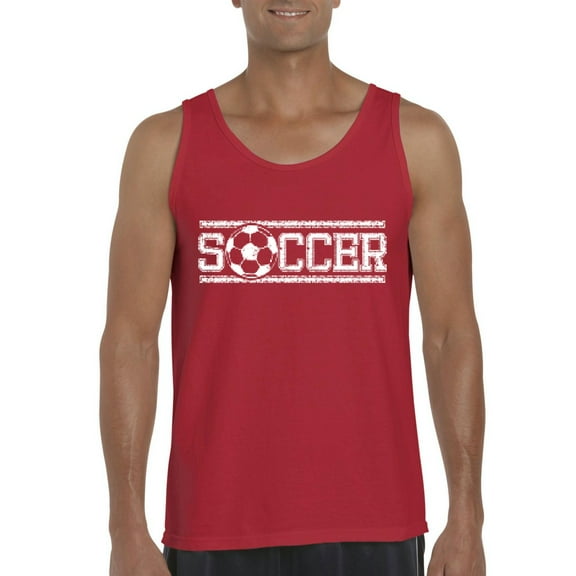 Artix - Men's Tank Top for Men, up to Men Size 3XL - Soccer With Ball