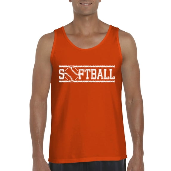 Artix - Men's Tank Top for Men, up to Men Size 3XL - Softball with Ball
