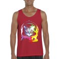 thumbnail image 1 of Artix - Men's Tank Top for Men, up to Men Size 3XL - Space Cat, 1 of 5